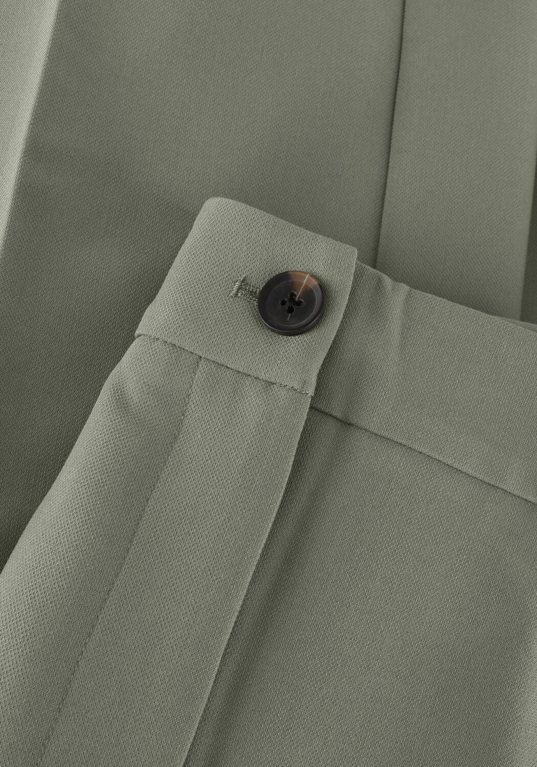 Groene MODSTR&Ouml;M Wijde broek GALE PANTS - large