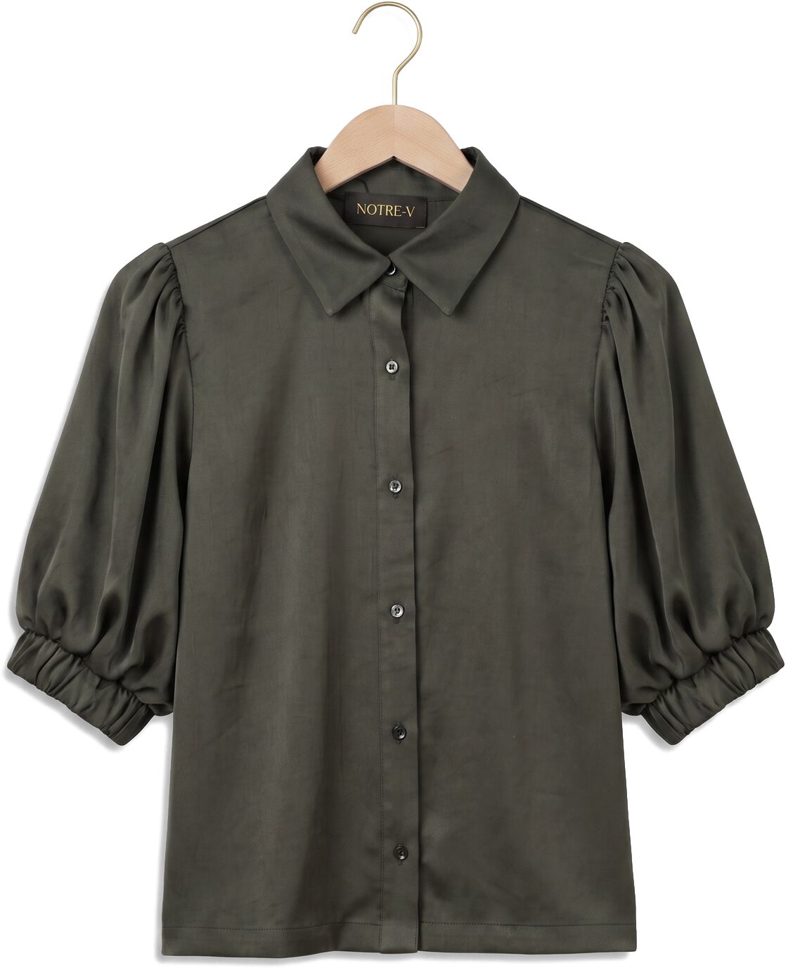 NOTRE-V Dames Blouses Nv-inka Donkergroen