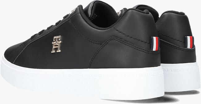 Zwarte TOMMY HILFIGER Lage sneakers TH COURT - large