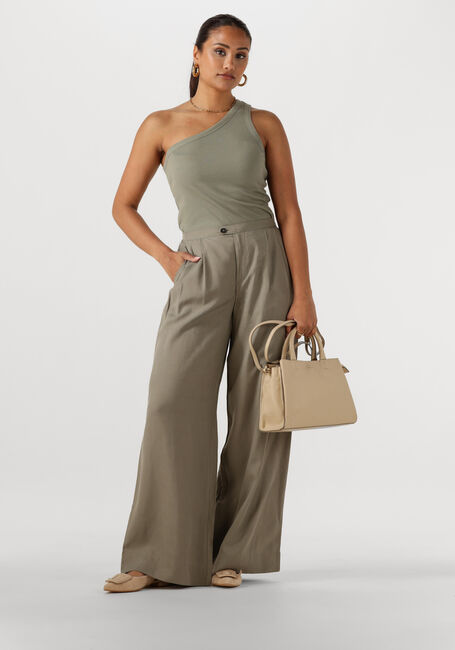 Olijf SELECTED FEMME Top SLFANNA ONE SHOULDER TOP - large