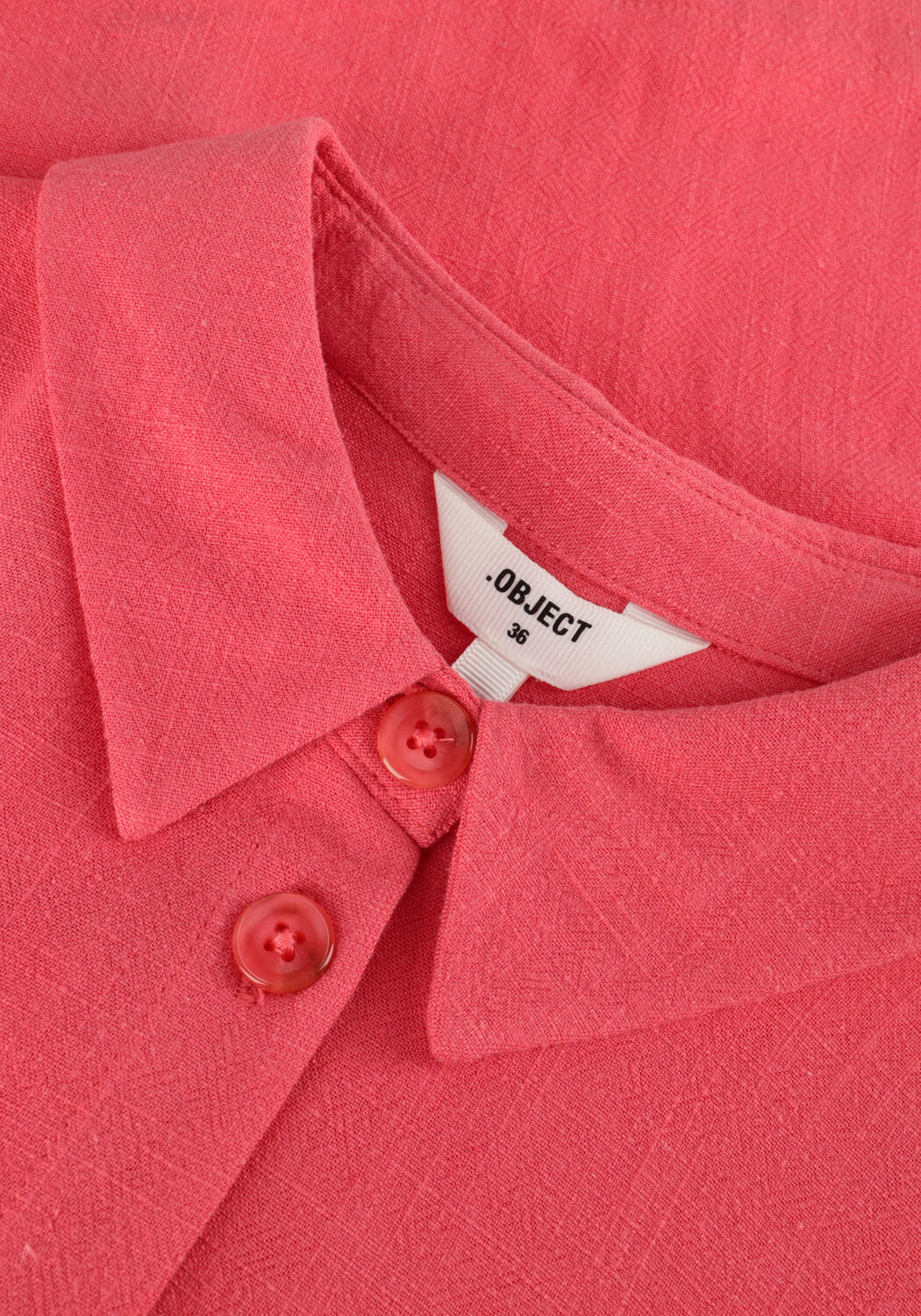 Roze OBJECT Blouses OBJSANNE 2/4 SHIRT - large