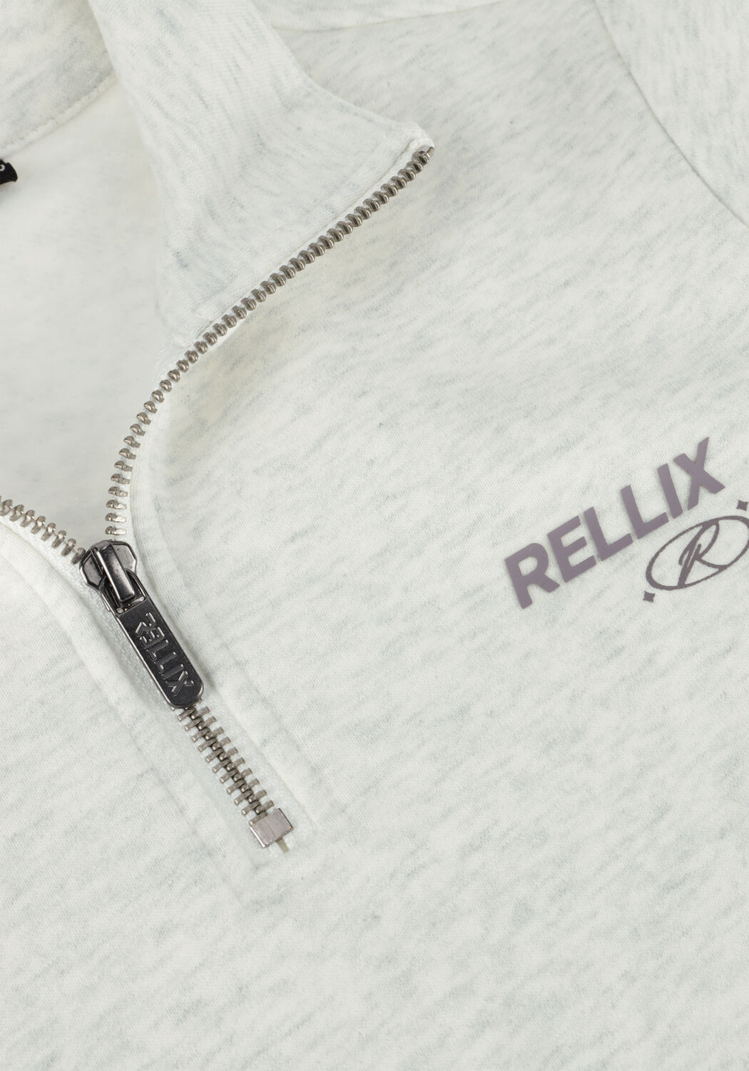 Lichtgrijze RELLIX Sweater SWEATER RELLIX ZIP - large
