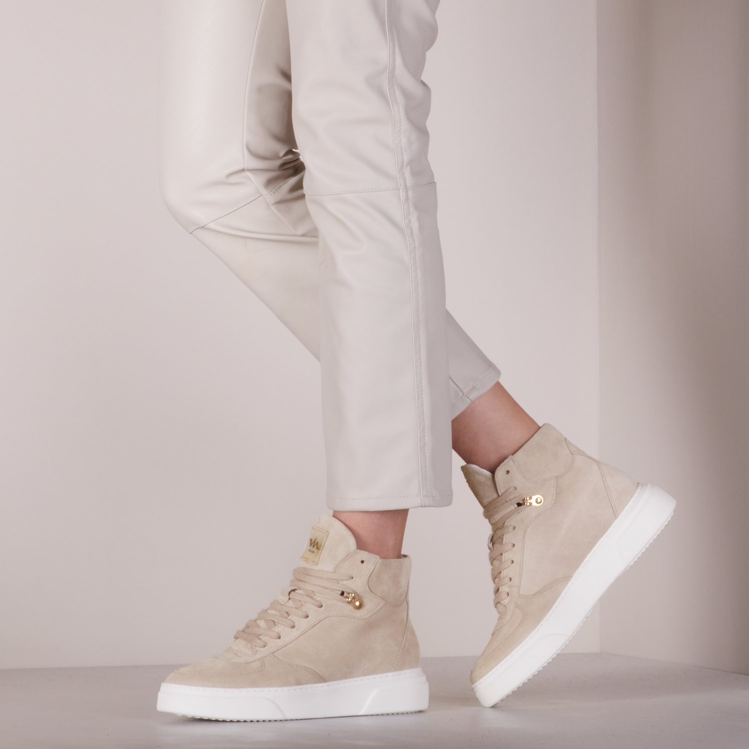 Zwarte PUMA Hoge sneaker CALI STAR MID WN | Omoda