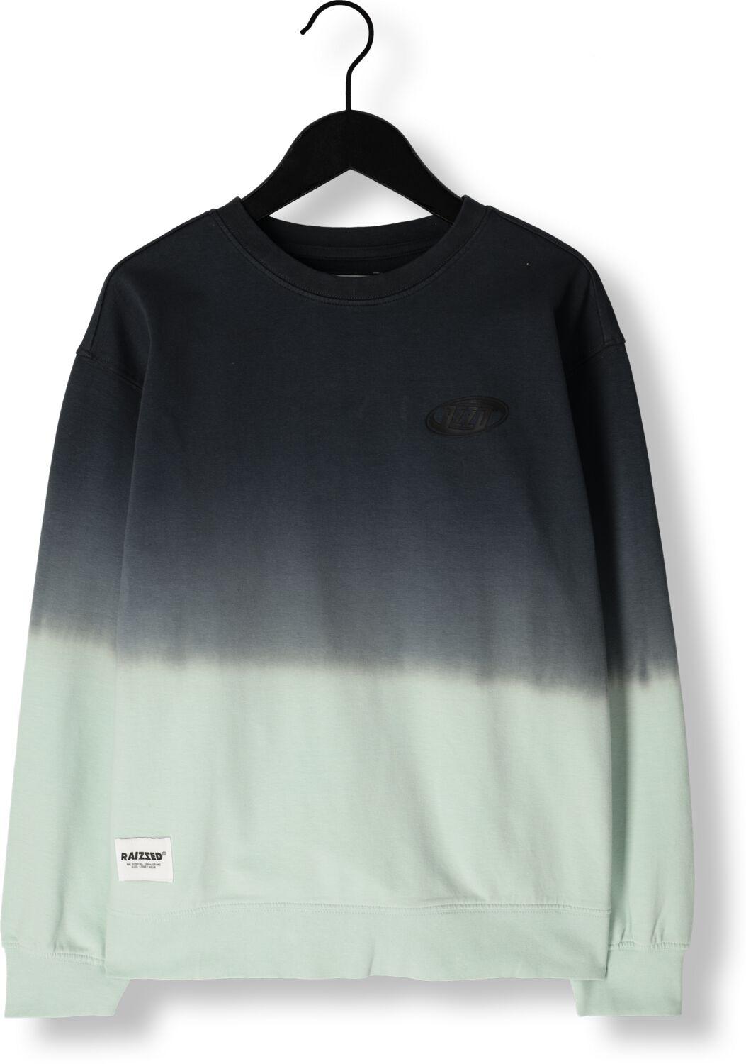 Raizzed dip-dye sweater Niran pistachegroen zwart Dip-dye 152