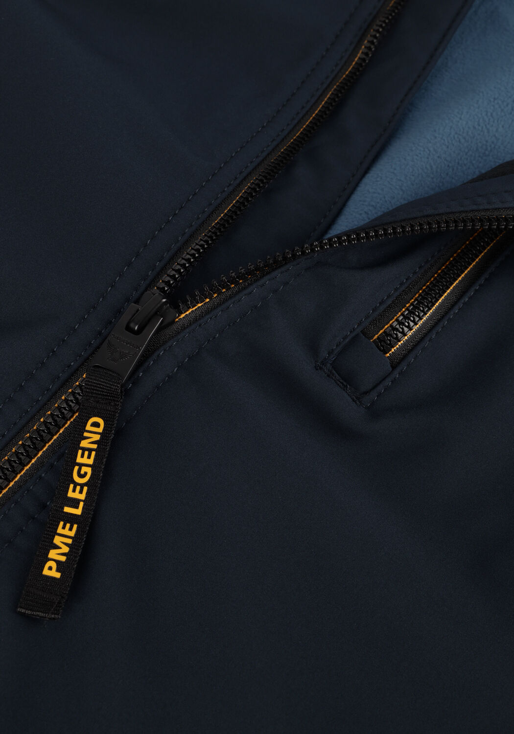 Blauwe PME LEGEND Jack BOMBER JACKET SKYGLIDER SOFTSHELL - large