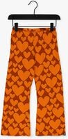Oranje CARLIJNQ Flared broek HEARTS - FLARED LEGGING - medium