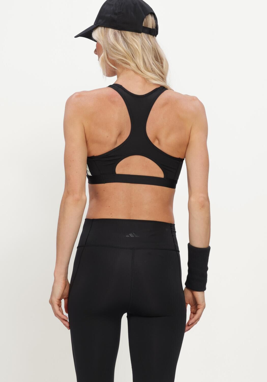 Zwarte ADIDAS Top OPT ESS 3S MS - large