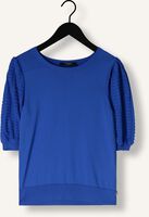 Blauwe JANSEN AMSTERDAM Top K136 KNITTED TOP 3/4 PUFFED SLEEVE Blauwe JANSEN AMSTERDAM Top K136 KNITTED TOP 3/4 PUFFED SLEEVE - medium
