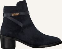 Blauwe TOMMY HILFIGER Enkellaarsjes BLOCK BRANDING MID - medium