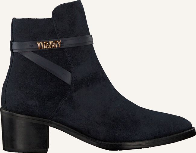 Blauwe TOMMY HILFIGER Enkellaarsjes BLOCK BRANDING MID Blauwe TOMMY HILFIGER Enkellaarsjes BLOCK BRANDING MID - large