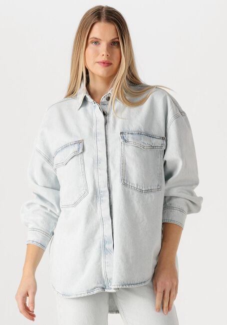 Lichtblauwe AMERICAN VINTAGE Blouses JOYBIRD-B - large