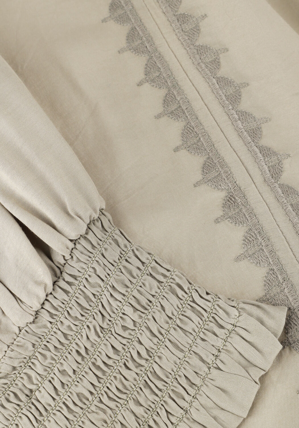 Beige MOS MOSH Blouses MMMARB SANSA EMB BLOUSE - large