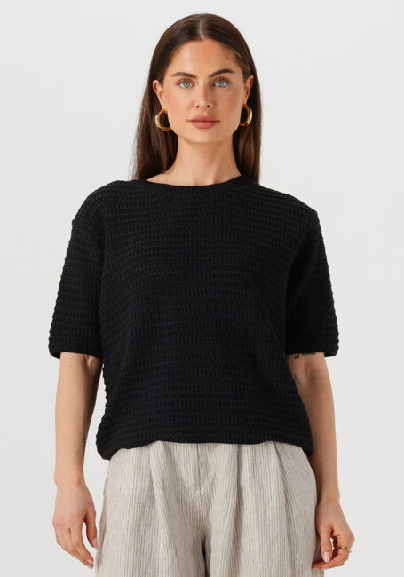 Zwarte WITHBLACK Top WBLKINDRA SS TEE - large