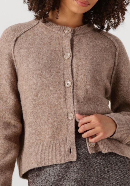 Bruine SECOND FEMALE Sweater BANJA KNIT RAGLAN CARDIGAN - large