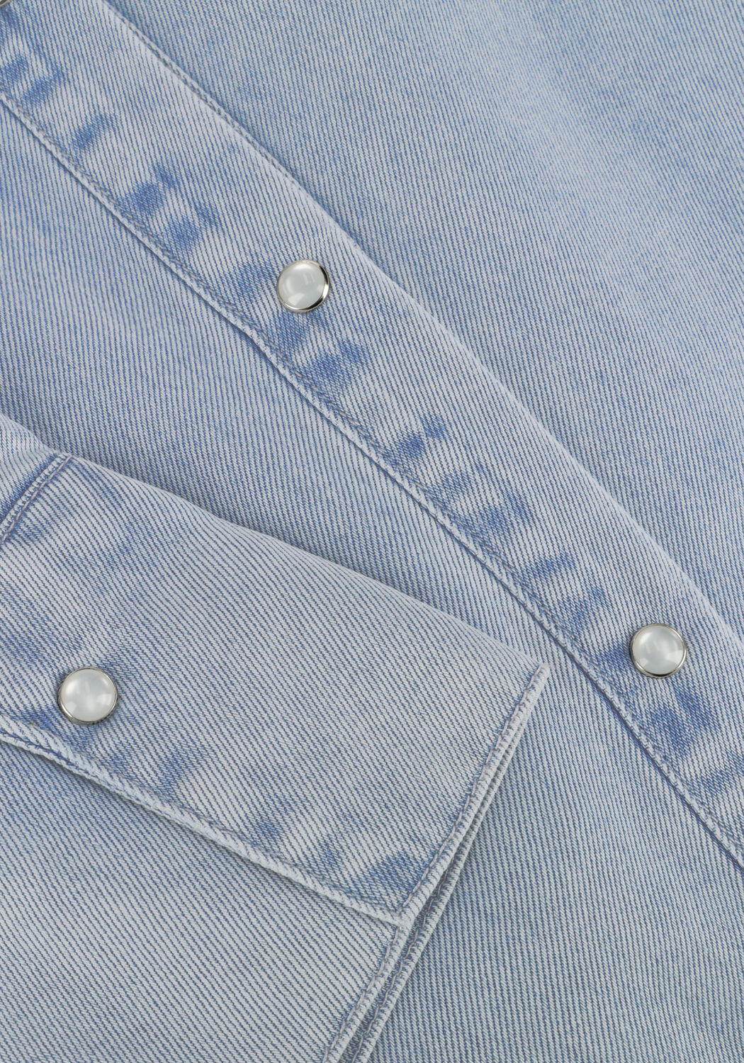 Lichtblauwe AAIKO Maxi jurk DILIEN TEN 549 - large