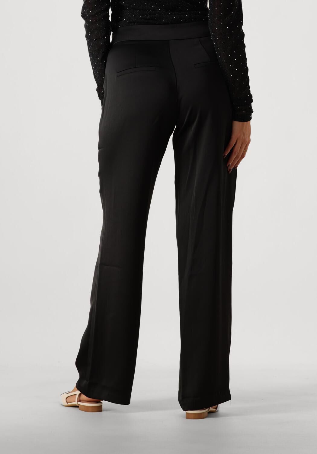 NEO NOIR Dames Broeken Debra Heavy Sateen Pants Zwart