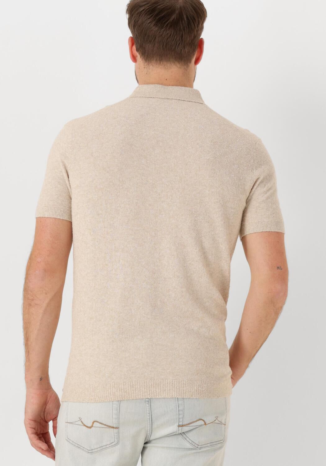 GENTILUOMO Heren Polo's & T-shirts Polo Ss K2015-273 Beige