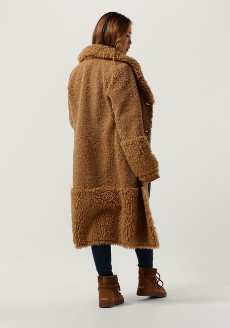 Bruine BEAUMONT Teddy jas LAMMY REVERSIBLE COAT - large