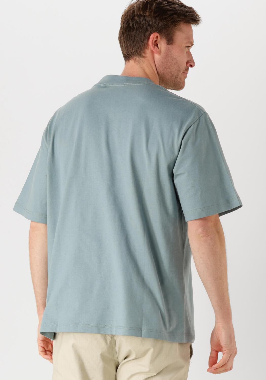 CALVIN KLEIN Heren Polo's & T-shirts Heavy Relaxed Tee Grijs