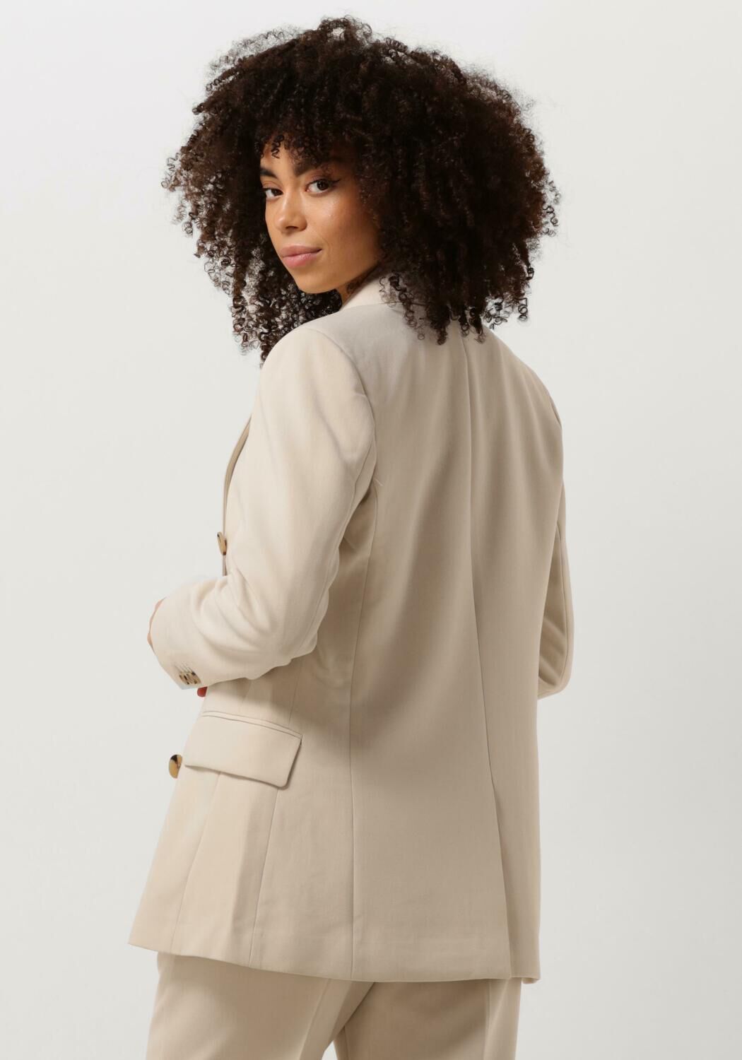 SECOND FEMALE Dames Blazers Evie Fitted Blazer Beige