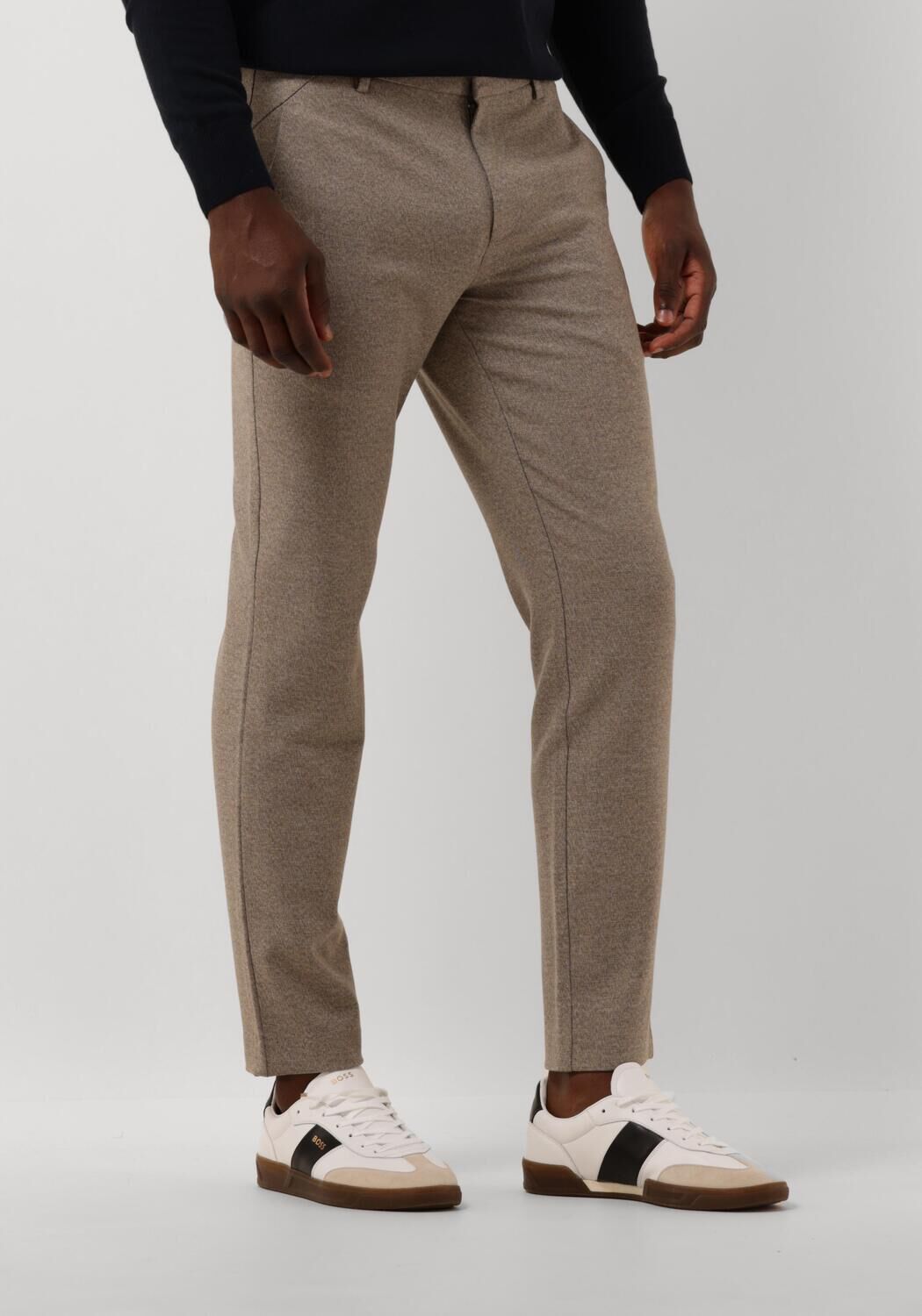 Plain Units Heren Bruine Broek Joshpl 838 Brown Heren