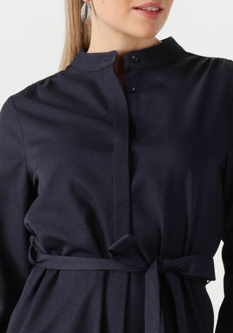 Donkerblauwe ANOTHER LABEL Mini jurk DALYCE DRESS L/S - large