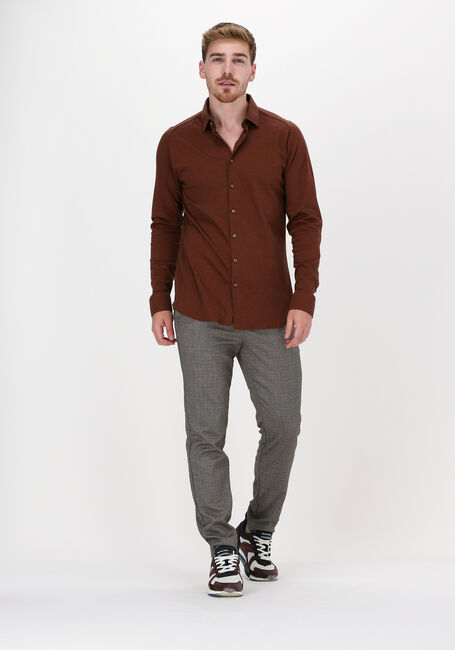Bruine DESOTO Casual overhemd CASUAL KENT 1/1 Bruine DESOTO Casual overhemd CASUAL KENT 1/1 - large