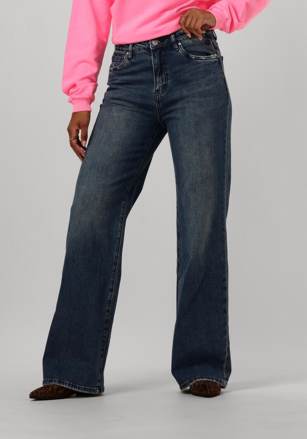 Circle of Trust high waist wide leg jeans Marlow medium blue denim