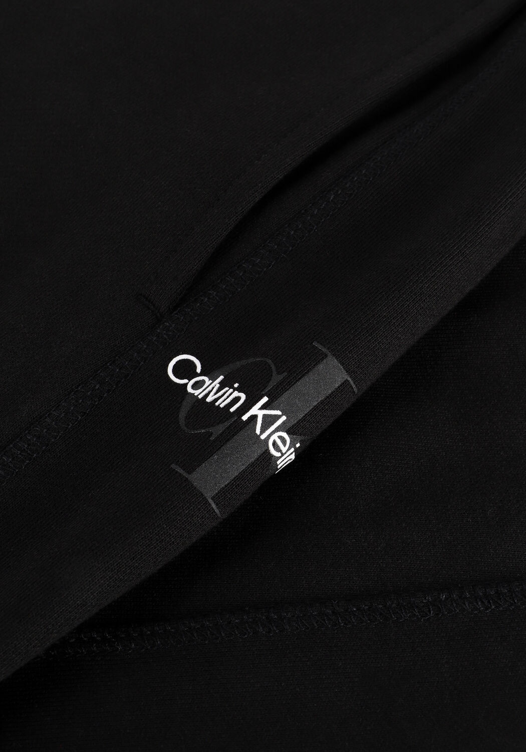 Zwarte CALVIN KLEIN Joggingbroek MONOGRAM LOGO HWK PANT - large