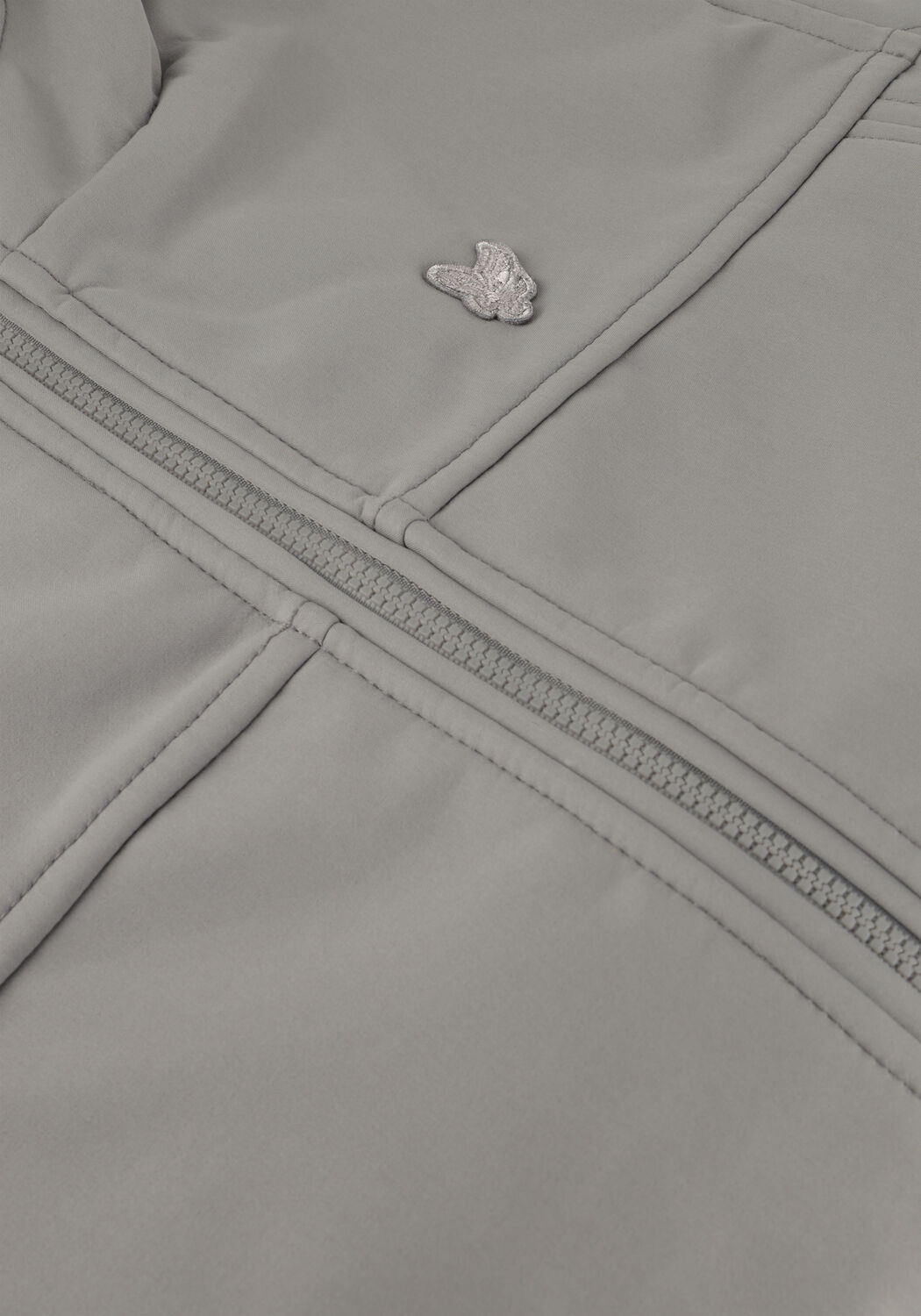 Grijze LYLE & SCOTT Jack TONAL EAGLE SOFTSHELL JACKET - large