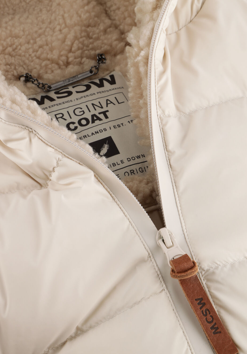 Ecru MOSCOW Gewatteerde jas 07-08-OGMUNDATF - large