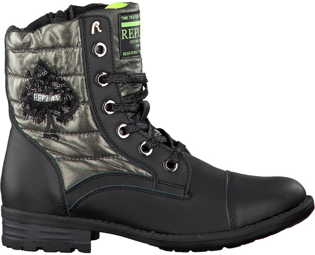 Zwarte REPLAY Enkelboots KELLS | Omoda REPLAY Enkelboots | Final Sale | Shop tot 70% korting | Omoda