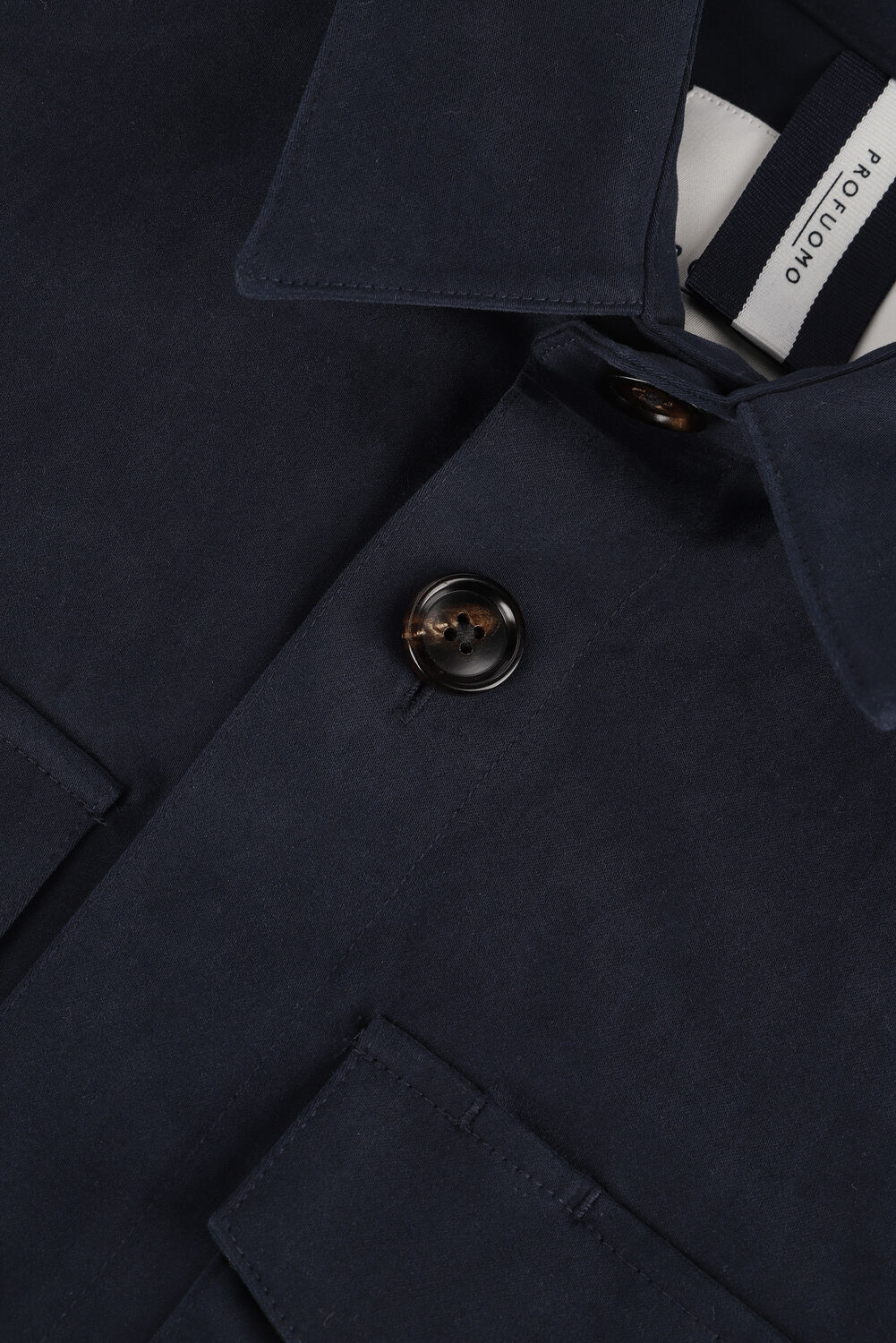 Donkerblauwe PROFUOMO Overshirt PPTF1-A - large