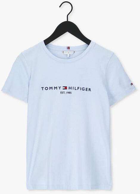 Lichtblauwe TOMMY HILFIGER T-shirt REGULAR HILFIGER C-NK TEE SS - large
