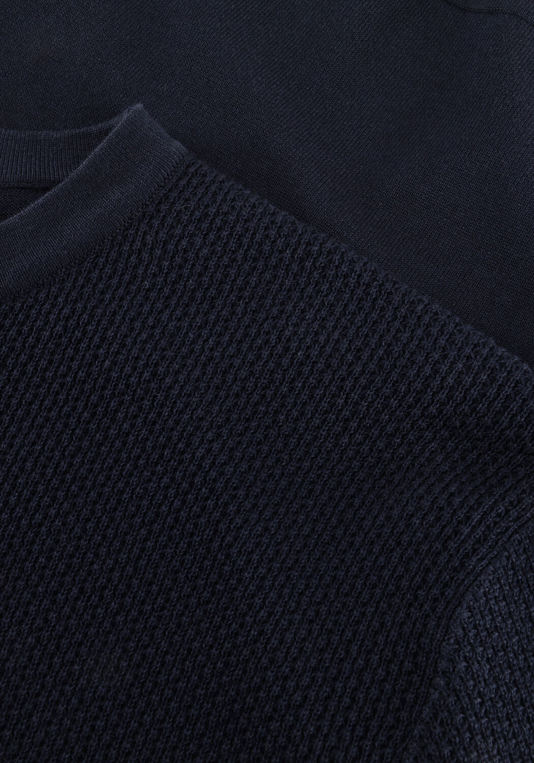 Donkerblauwe GENTILUOMO T-shirt ROUND NECK SS - large