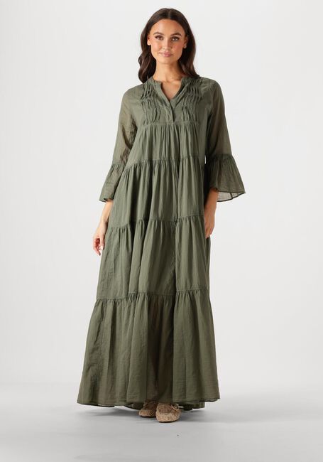 Olijf DEVOTION Maxi jurk OCEAN - large