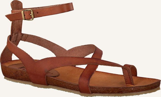 Cognac RED-RAG Platte sandalen 79128 Cognac RED-RAG Platte sandalen 79128 - large