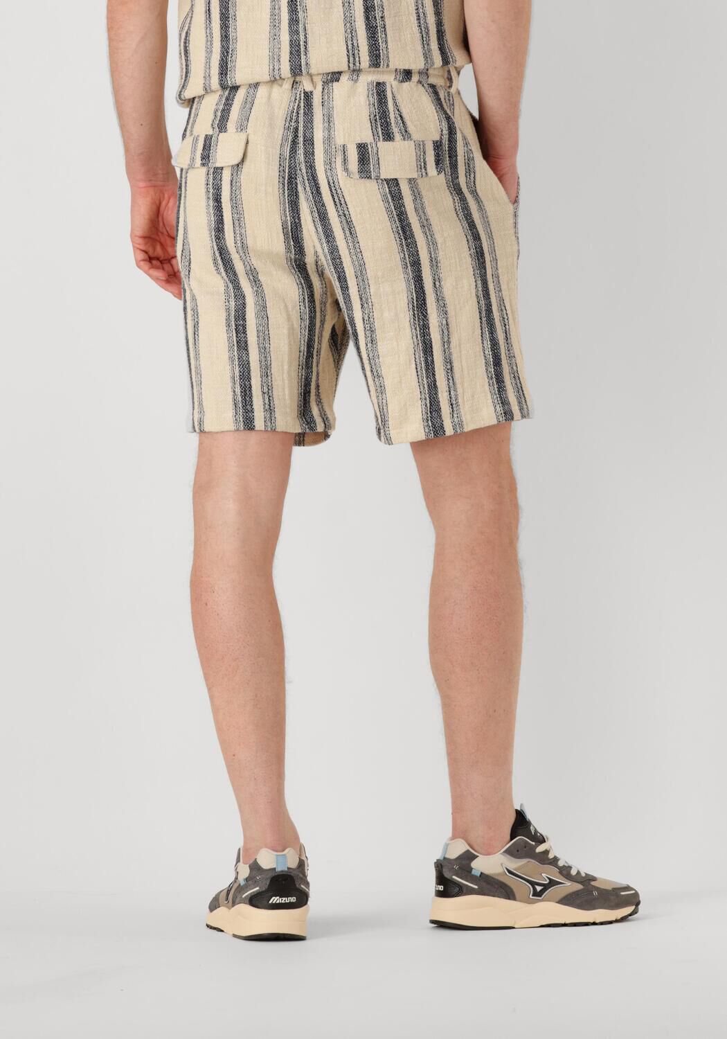 ANERKJENDT Heren Broeken Akjan Structure Shorts Beige
