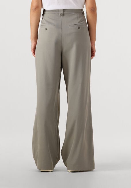 Lichtgrijze MY ESSENTIAL WARDROBE Wijde broek DISAMW HIGH WIDE PANT - large