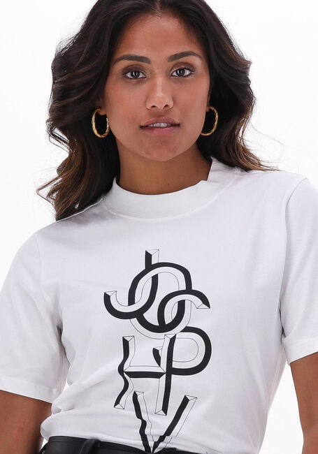 Gebroken wit JOSH V T-shirt DORIE GRAPHIC - large