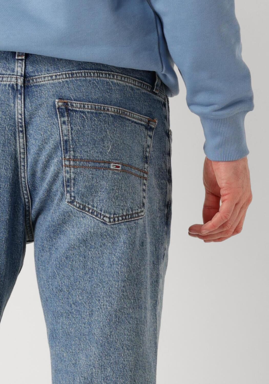 TOMMY JEANS Heren Jeans Ryan Slim Str Ai4136 Blauw
