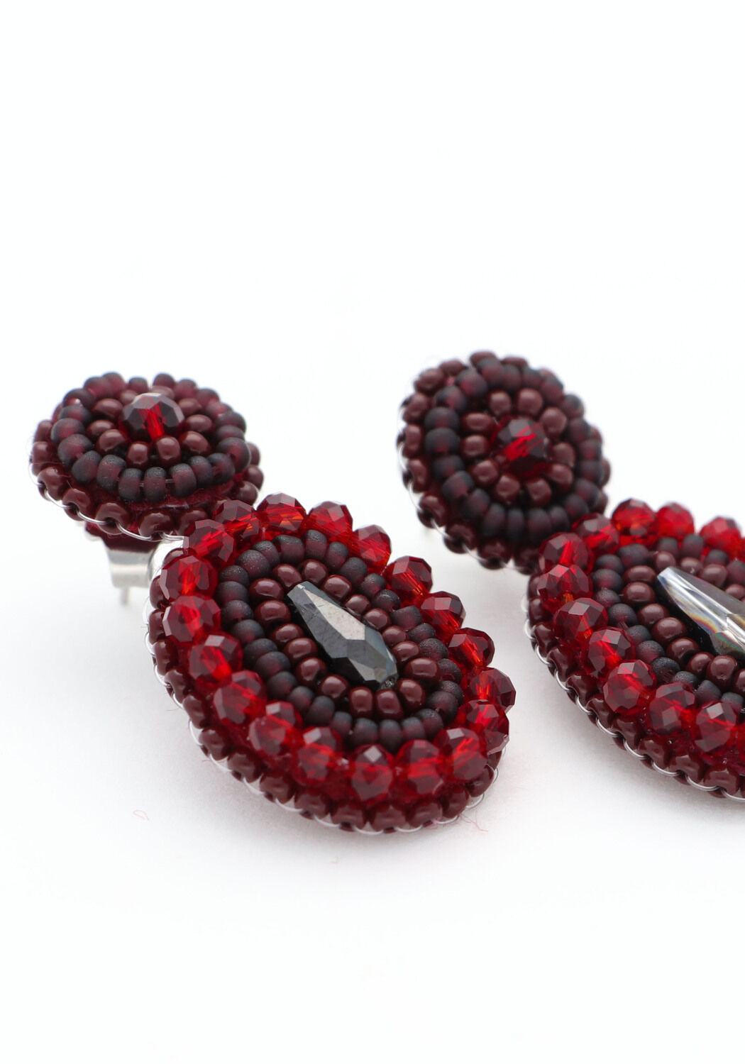 Bordeaux PAULIE POCKET Oorbellen SMALL ELLA SHINE EARRINGS - large