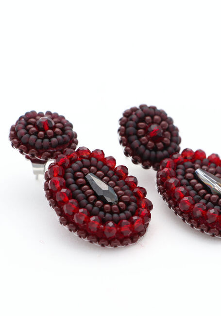 Bordeaux PAULIE POCKET Oorbellen SMALL ELLA SHINE EARRINGS - large