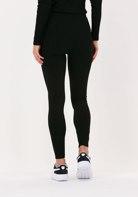 Zwarte ALIX THE LABEL Legging LADIES KNITTED RIB LEGGING - large