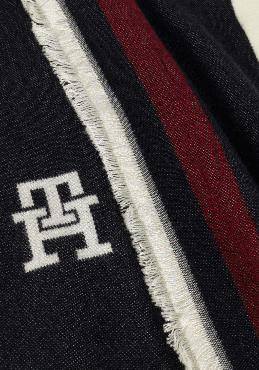 Lichtgrijze TOMMY HILFIGER Sjaal TH FEMININE LARGE SQ - large