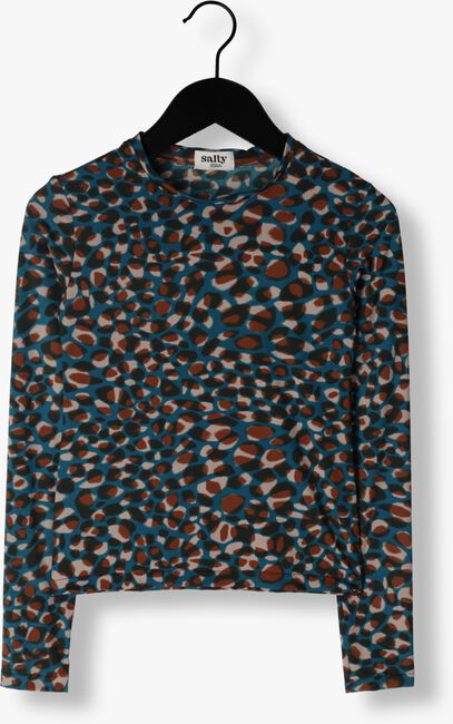 Blauwe Salty Stitch  SCATCHY DOTS TOP - large