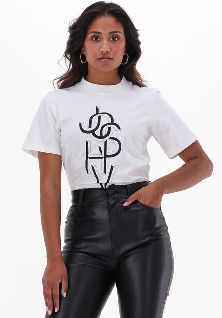 Gebroken wit JOSH V T-shirt DORIE GRAPHIC - large