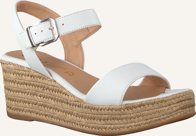 Witte UNISA Platte sandalen KALKA Witte UNISA Platte sandalen KALKA - large
