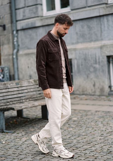 Taupe MACED Trui M-ALEX - large