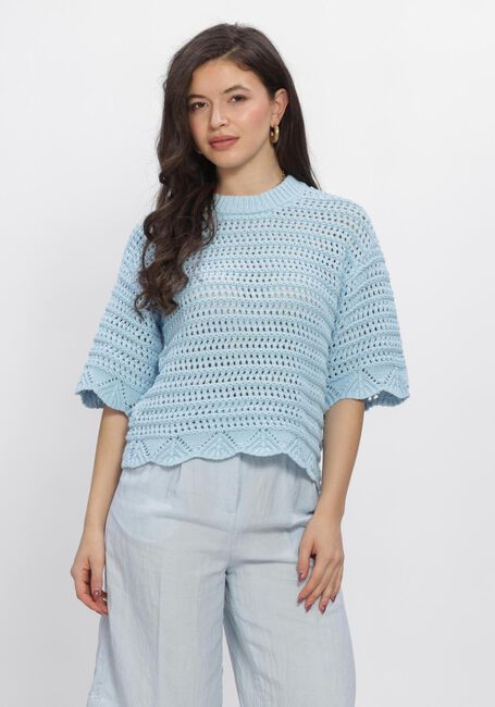 Blauwe MSCH COPENHAGEN Tops & T-shirts MSCHTABITHA FAIRYN 2 4 PULLOVER - large